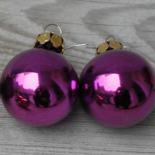 Ohrbehang cyclam glänzend 30mm