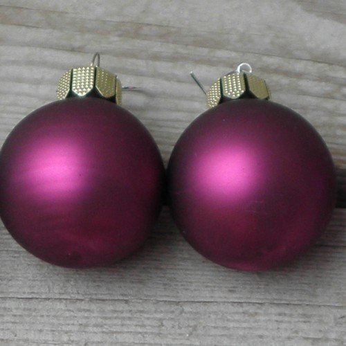 Ohrbehang cyclam matt 30mm