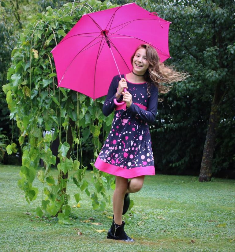 Middle-Rain-Day-Dress, Größe 134-164 Frühlings-/Herbst-/Winterkleid – Bild 13