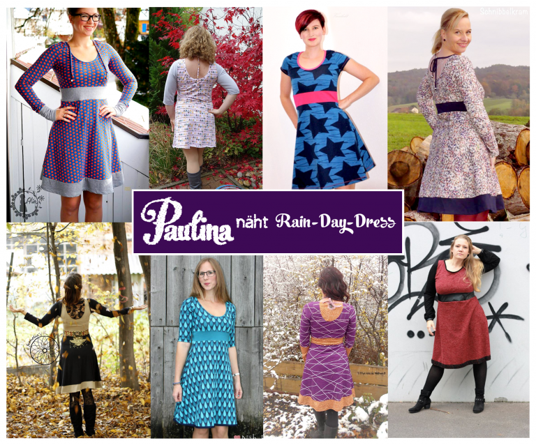 Rain-Day-Dress, Herbst-/Winterkleid Größe 32/34-48/50 – Bild 3