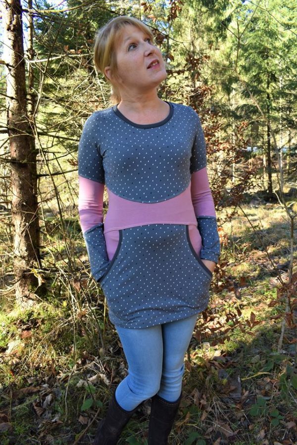 FREEBOOK Bow-Cut-Dress mit Taschen - Erweiterungsschnitt Größe 34-50 – Bild 3