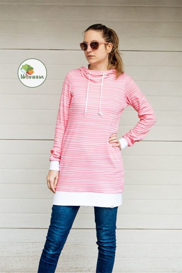 Bow-Cut-Hoodie Damen Größe 34-50 – Bild 16