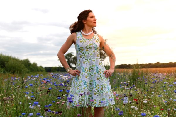 Wrinkle-Neck-Dress KOMBI-PAKET (mit und ohne Ärmel) Größe 32-50 – Bild 32