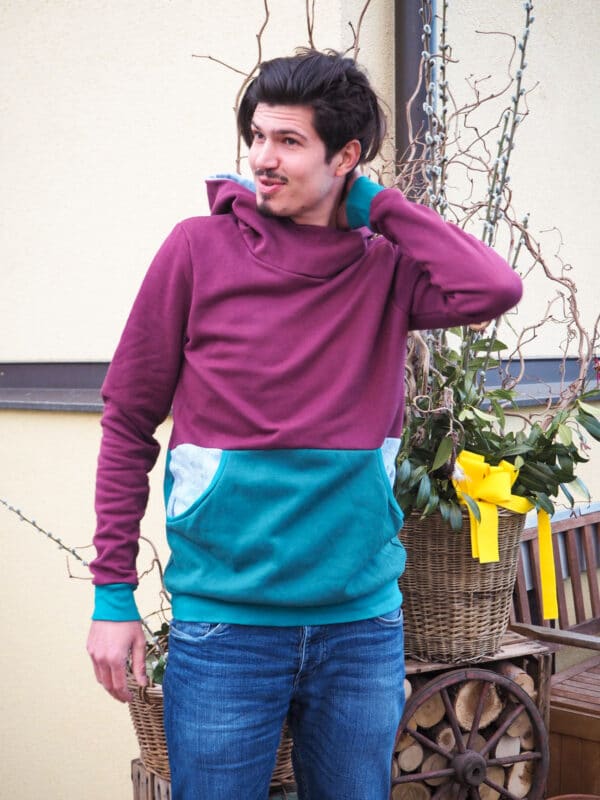 Bow-Cut-Hoodie MEN in den Größen XS-XXL – Bild 12