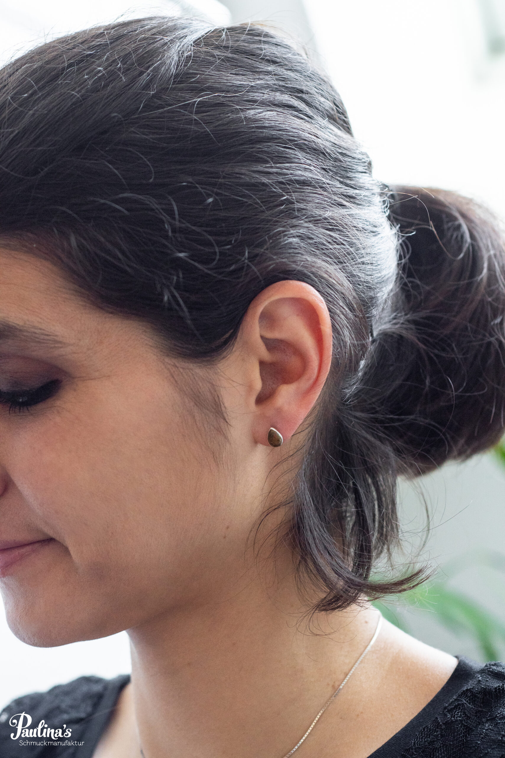 Ring mit Unakit und Sterling-Silber – Bild 8